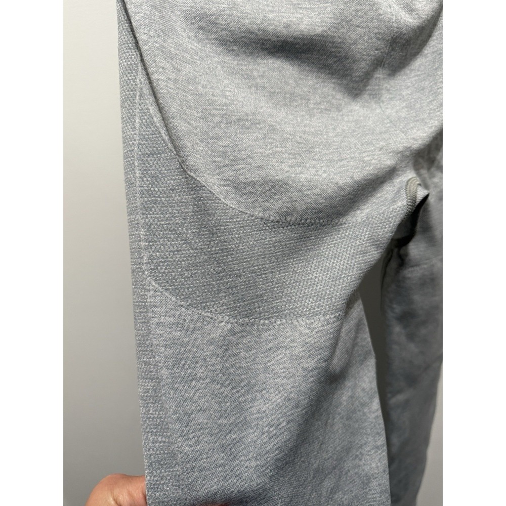 Gymshark Flex Seamless‎ Leggings Grey Purple Size M Gym Yoga Compression Workout - Picture 11 of 13